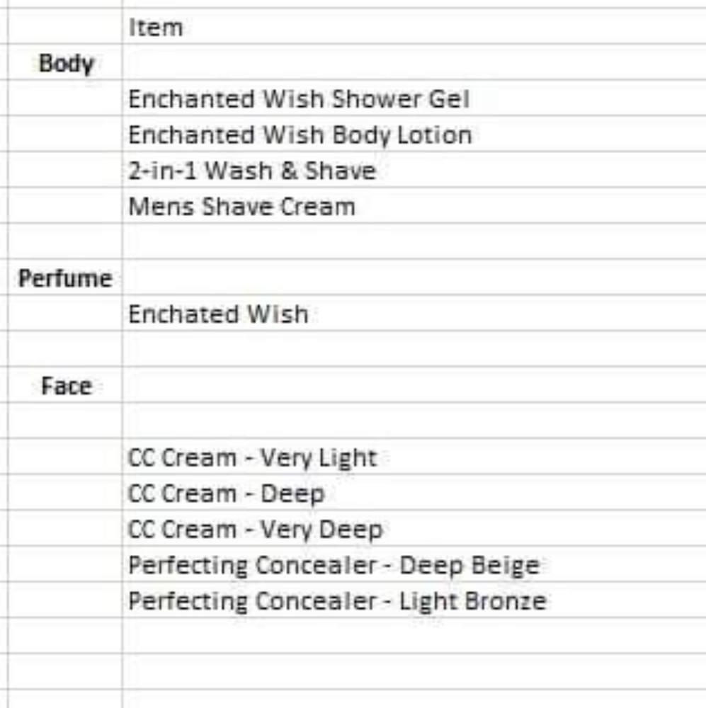 Lot of Mary Kay Products